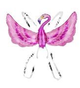 Kanatlı Flamingo Folyo Balon 96-51 cm 7845