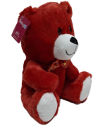 Peluş Oturan Ayı Kırmızı 30 cm  1181
