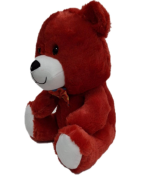 Peluş Oturan Ayı Kırmızı 30 cm  1181