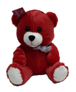 Peluş Oturan Ayı Kırmızı 37 Cm 1178
