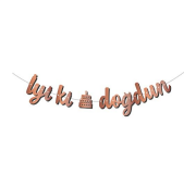 Kaligrafi Banner Rose İyi Ki Doğdun