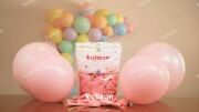 12''  Makaron Pembe Balon  50'li