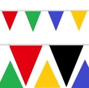 Karışık Kırlangıç Üçgen 25 Metre Branda Flama