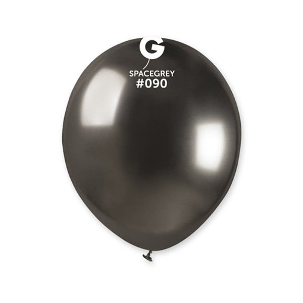 Gemar 5'' Krom Balon Space Grey (Koyu Gümüş) 100 Adet  #090