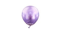 5″ Mini Mirror (Krom) Balonlar Mor 100 Adet