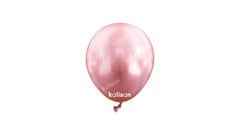 5″ Mini Mirror (Krom) Balonlar Pembe 100 Adet