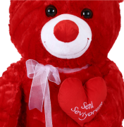 Peluş Yumoş Ayı Kırmızı 47 Cm 1030
