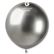Gemar 19'' Krom Balon Gümüş 1 adet  #089