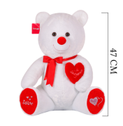 Peluş Yumoş Ayı Beyaz 47 Cm 1030