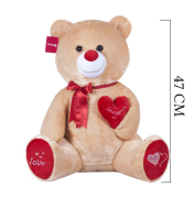 Peluş Yumoş Ayı Kahverengi 47 Cm 1030