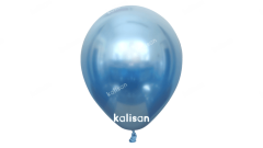Kalisan 12'' Krom Mavi ( Mirror Blue ) 50'li Balon