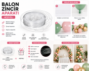 Ada Pink Balon KİT 50 Adet