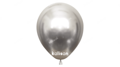 Kalisan 12'' Krom Gümüş ( Mirror Silver ) 50'li Balon