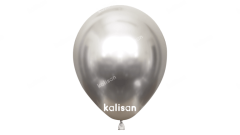 Kalisan 12'' Krom Gümüş ( Mirror Silver ) 50'li Balon