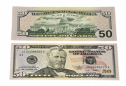 Kağıt Para Oyuncak 50 li 50 Dolar $