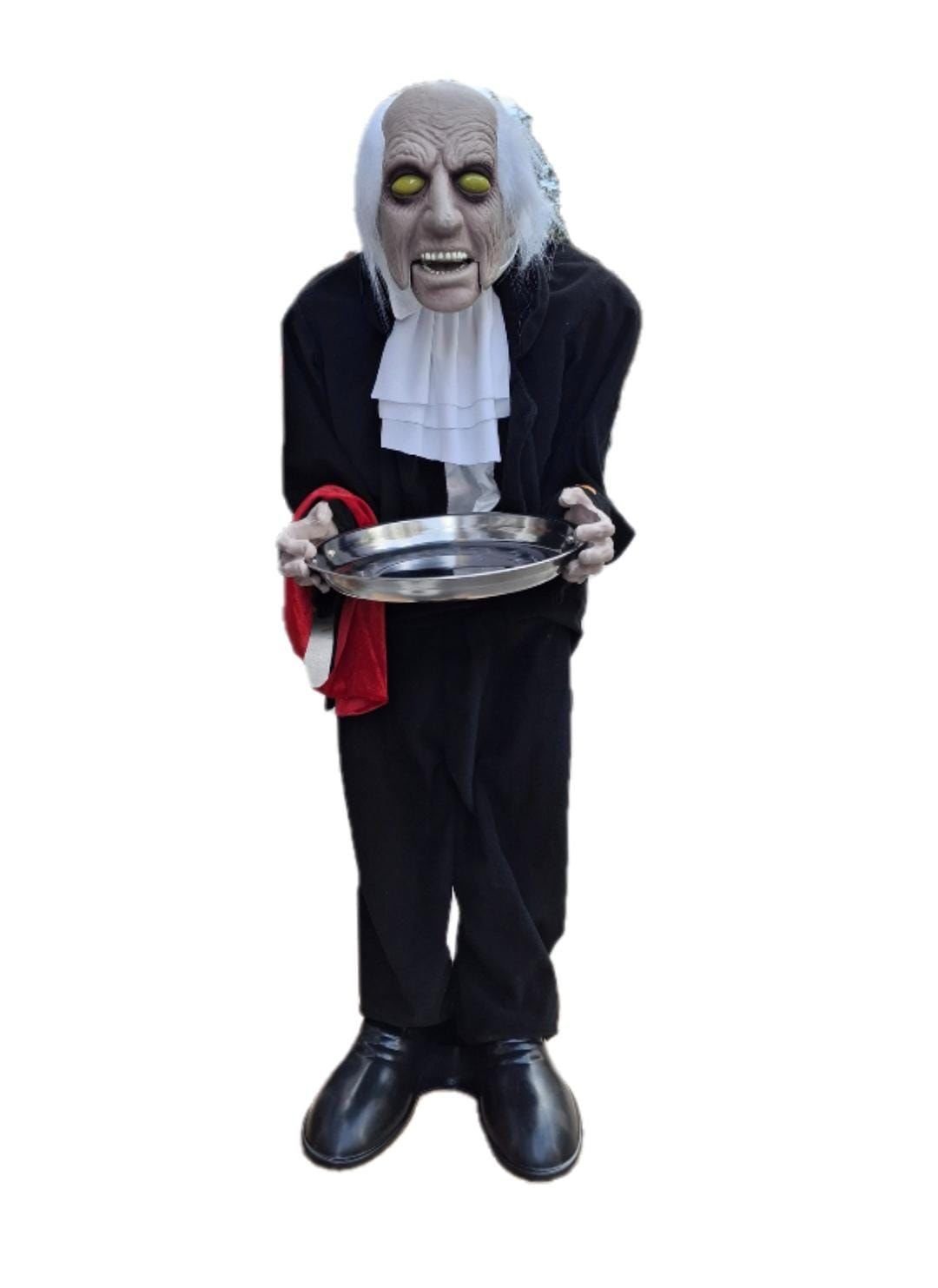 Halloween Karşılama Uşak Tepsili Haraketli Sese Duyarlı Pilli