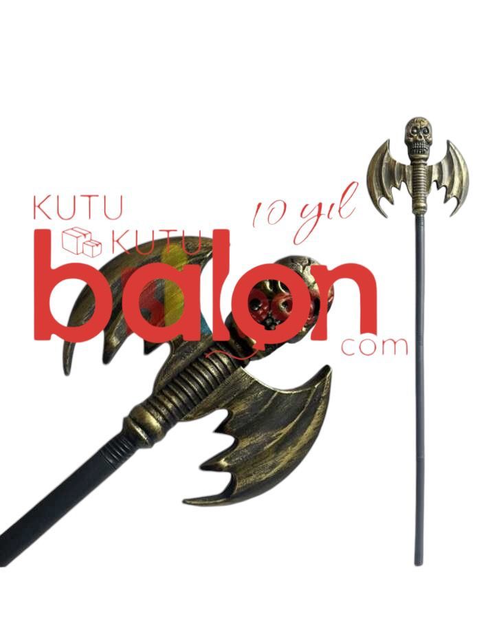 Halloween Balta Çift Taraflı Yarasa Eskitme Model 100 cm