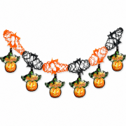 Halloween Garland Uzar Süs Balkabağı Figürlü 3mt