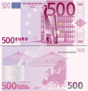 Kağıt Para Oyuncak 50 li 500 Euro