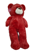 Peluş Puffy Salaş Ayı 70 Cm Kırmızı 1190