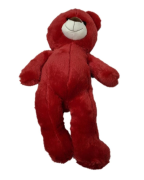 Peluş Puffy Salaş Ayı 55 Cm Kırmızı 1195