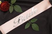 Bride Pembe Gümüş Kuşak