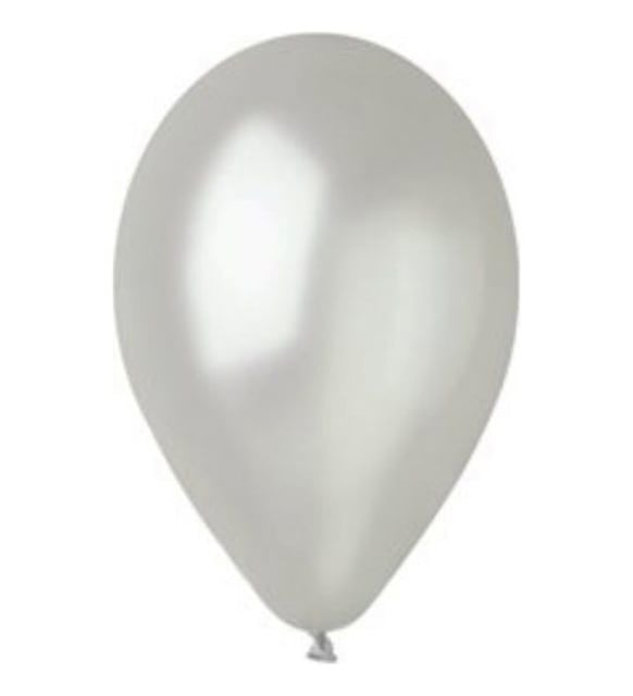 METALİK BEYAZ 11 '' GEMAR 100'lü Paket #028