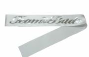 Team Bride Beyaz Gümüş Kuşak