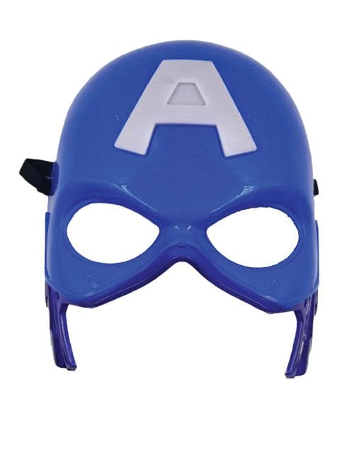 Plastik Maske Kaptan Amerika Işıklı Maske