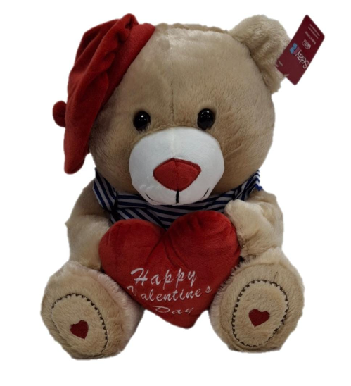 Peluş Romeo Ayı Kahverengi 37 Cm 1689