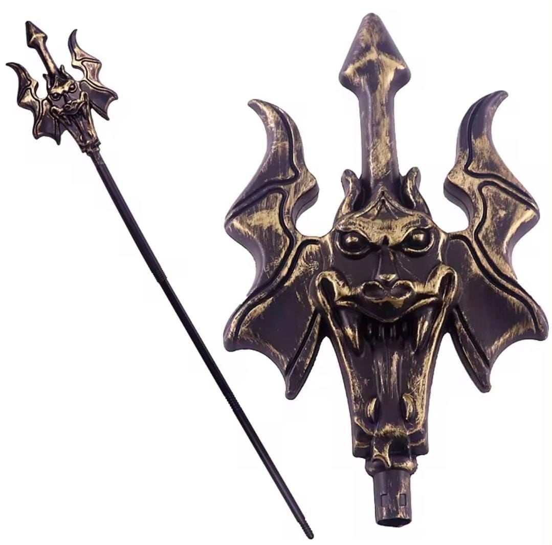 Halloween Çubuklu Çift Yönlü Eskitme Balta 55 Cm