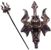 Halloween Çubuklu Çift Yönlü Eskitme Balta 55 Cm