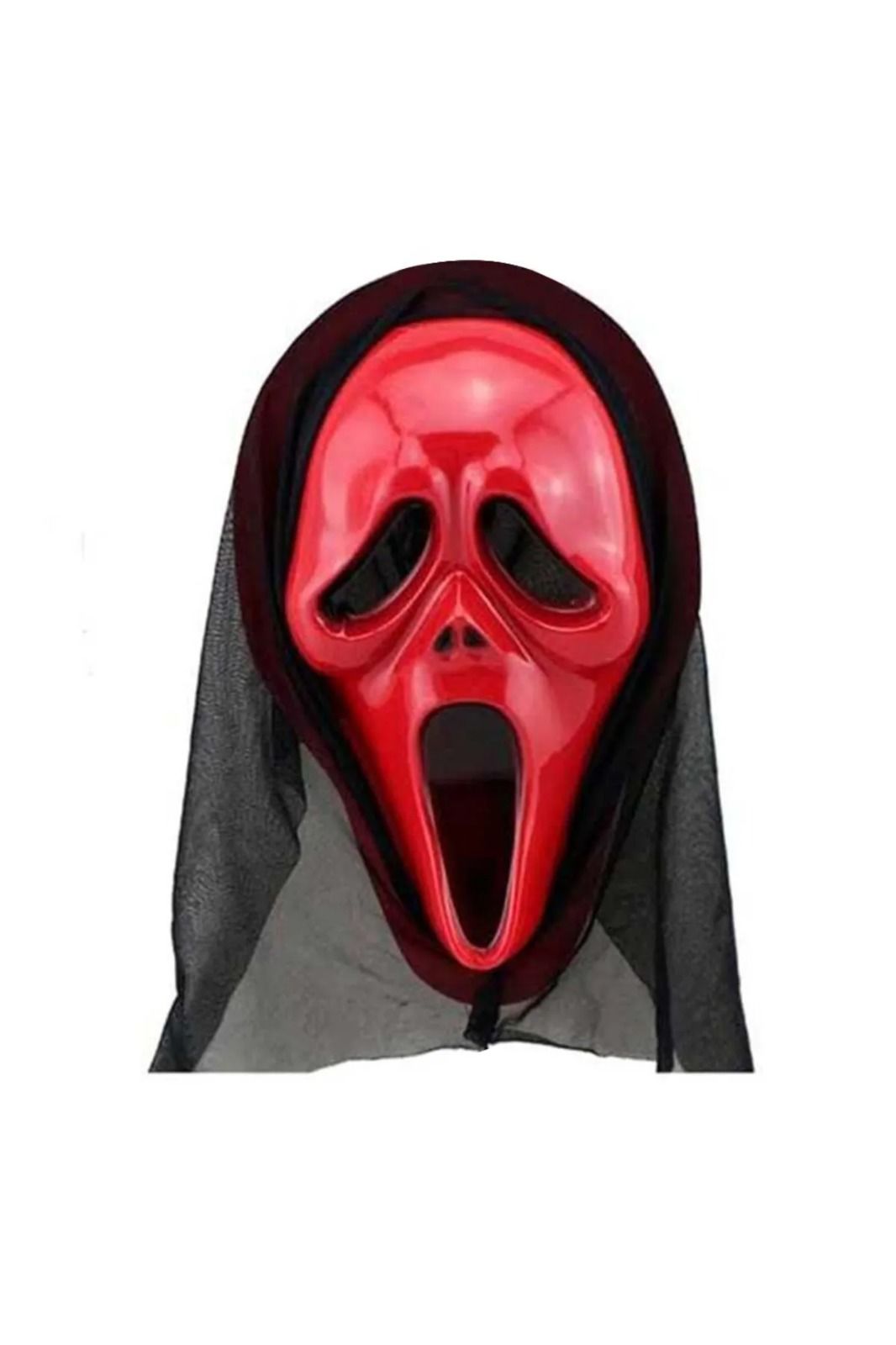 Halloween Maske Çığlık Model Kırmızı
