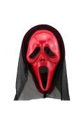 Halloween Maske Çığlık Model Kırmızı