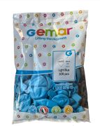 METALİK AÇIK MAVİ 11 '' GEMAR 100'lü Paket #035