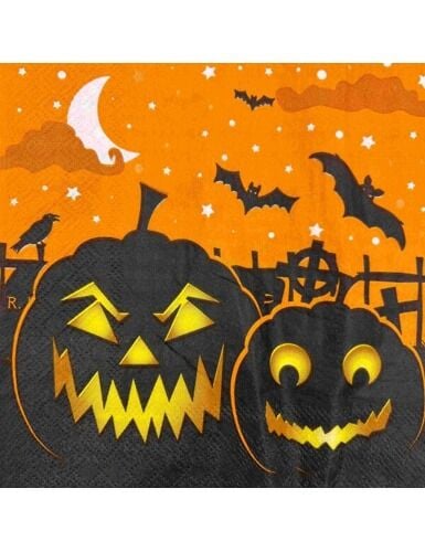 HALLOWEEN PEÇETE BASKILI 33*33 20 Lİ