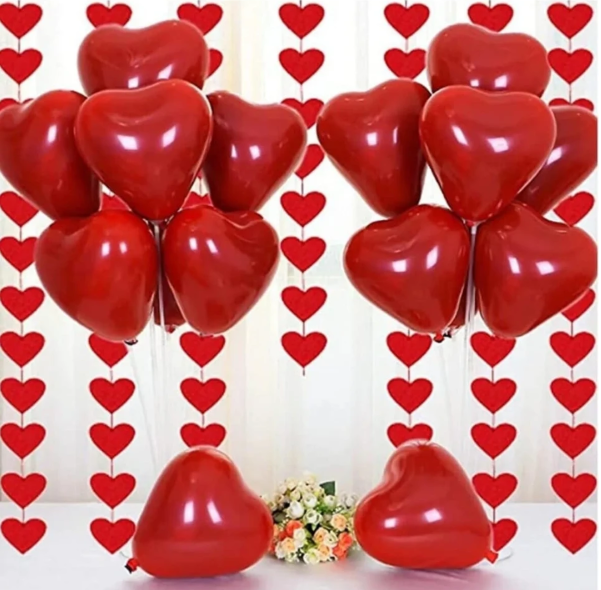 Kalp Balon 10'' GEMAR 100 Adet Fiyatı