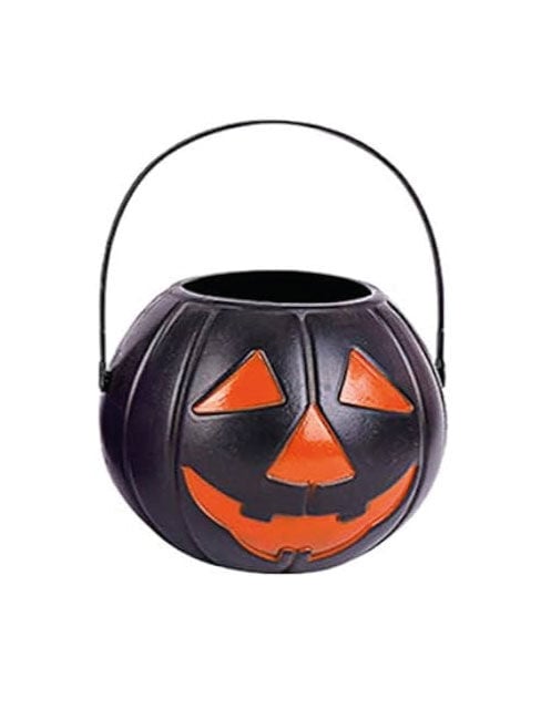 HALLOWEEN BAL KABAĞI KOVA MUMLUK SİYAH 10 CM