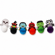 Halloween Figürlü Petek Süs 6 Parça 3 Metre