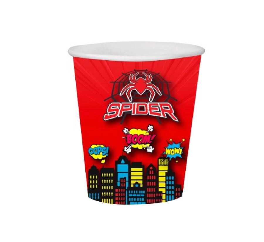 Karton Bardak Örümcek 8 Adet