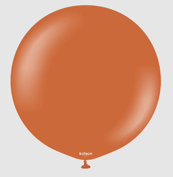 Kalisan 24'' Retro Balon Yanık Turuncu 1 Adet