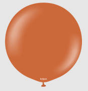 Kalisan 24'' Retro Balon Yanık Turuncu 1 Adet