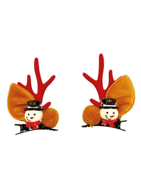 Yılbaşı Toka Geyik Boynuz Kulaklı 2'li