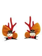 Yılbaşı Toka Geyik Boynuz Kulaklı 2'li