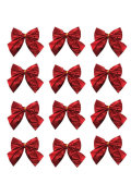 Yılbaşı Saten Parlak Fiyonk 5 Cm 12li