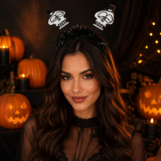 HALLOWEEN TAÇ BAL KABAĞI - KURU KAFA SİMLİ
