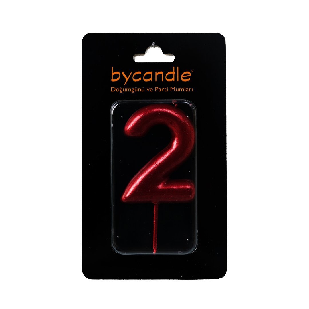 Rakam Mum 2 Yaş Kırmızı