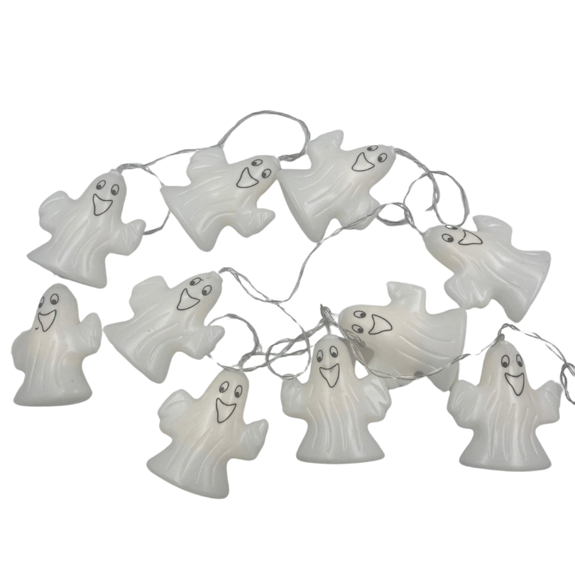 HALLOWEEN IŞIK LED HAYALET FİGÜR PLASTİK MODEL PİLLİ 10 LU