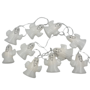 HALLOWEEN IŞIK LED HAYALET FİGÜR PLASTİK MODEL PİLLİ 10 LU