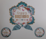 HAPPY BİRTHDAY SET FOLYO BALON 32 INCH - 18 INCH